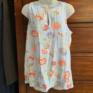 LOFT - Floral Sleeveless Top